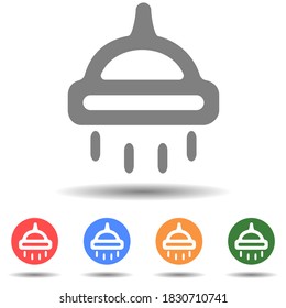 Shower vector icon in simple style