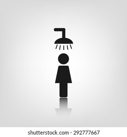 shower woman