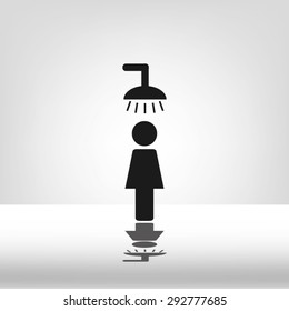 shower woman