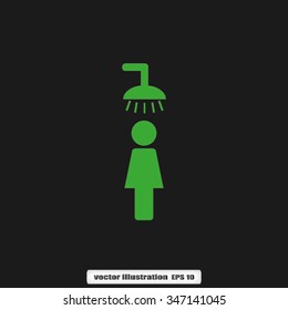 shower woman