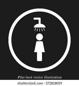 shower woman