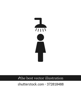 shower woman