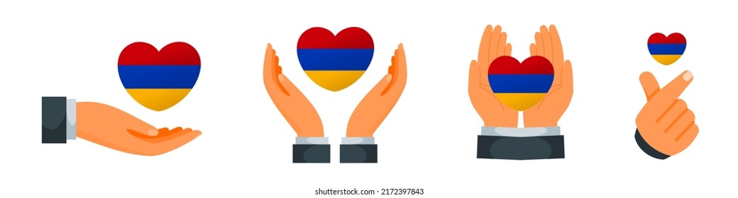 Showing Affection and Giving Love Towards People of Armenia