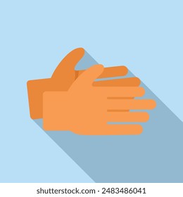 Showing appreciation by clapping hands, perfect for praising someone's work