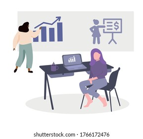 It is showing data analytics to their clients and convince them. It may be used in business or as you want to use.