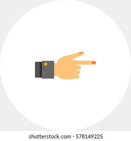 Showing Finger Icon