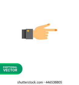 Showing Finger Vector Icon