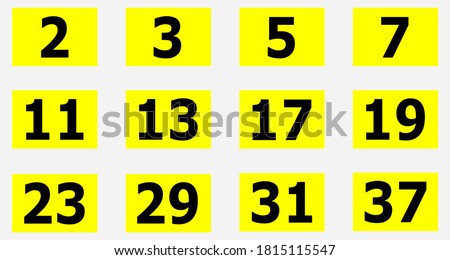 Showing first 12 prime numbers up to 40
