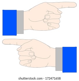 Showing With Hand