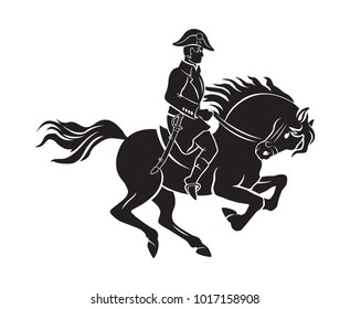 Shown Napoleon on horseback