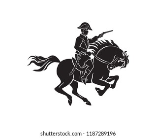 Shown Napoleon on horseback