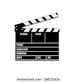 Shown slate board. use the colors white and black