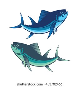 Shown Tuna Logo Stock Vector (Royalty Free) 453702466 | Shutterstock