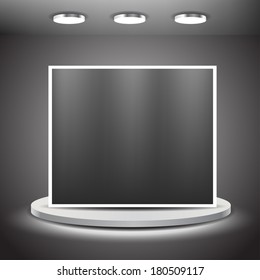 Showroom with Lights