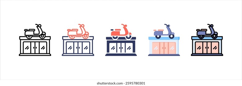 Showroom Multi Style Icon Set
