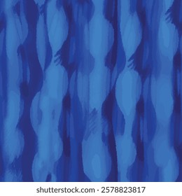 shows an abstract pattern in various shades of blue