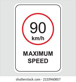 Muestra La Velocidad Máxima 90