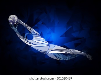 shows a soccer goalkeeper
