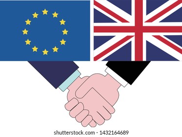 It shows the state of diplomacy between countries.It is the relationship between the European Union and United Kingdom.