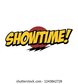 showtime sign text