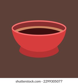 Shoyu Soy Sauce Icon Sticker Illustration
