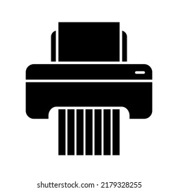 Shredder icon. Paper shredder sign. vector illustration