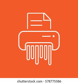 shredder  icon Vector. 