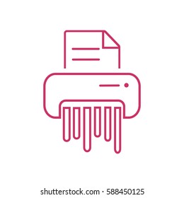 shredder  icon Vector. 