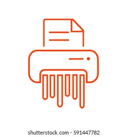 shredder  icon Vector. 