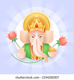 Shree ganesh, hindu loard ganesha art work, ganesh chaturthi festival of India