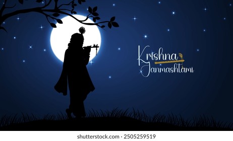 shree krishna janmashtami dahi handi festival. Indian festival Janmashtami celebration banner, digital post, poster and card design