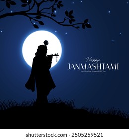 shree krishna janmashtami dahi handi festival. Indian festival Janmashtami celebration banner, digital post, poster and card design