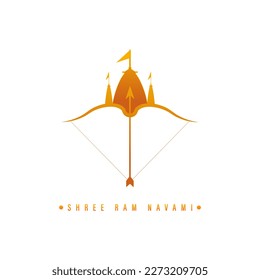 Shree Ram Navami, vector illustration