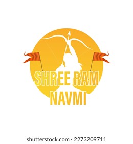 Shree Ram Navami, vector illustration