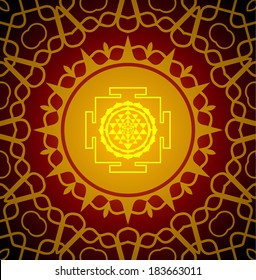Shree Yantra Background