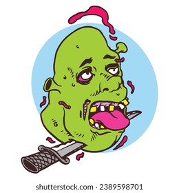  Shrek zombie cartoons are good for posters and decoration in your room or even for merchandise svg