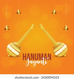 Shri hanuman jayanti vector illustration. Hanuman Jayanti vector. Happy Hanuman Jayanti.