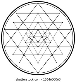 Shri Yantra - sacred geometry