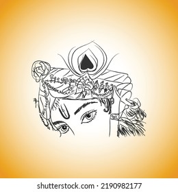 Shri Krishna Digital Drawing Vector Design Stock Vector Royalty Free Shri Krishna Digital Drawing Vector Design Stock Vector Royalty Free