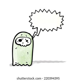 caricatura de fantasmas chillona