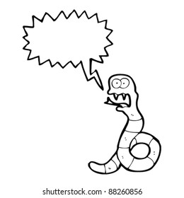 shrieking snake cartoon