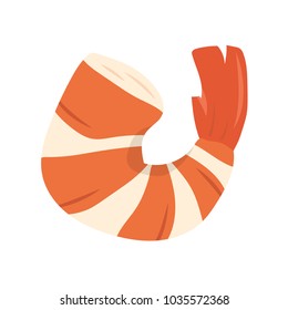 shrimp cartoon vector. free space for text. wallpaper. background.