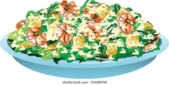 Shrimp Ceasar Salad