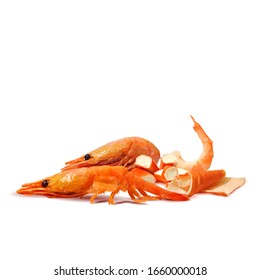 Shrimp and crab sticks low poly. Fresh, nutritious, tasty crab sticks and prawn. Seafood delicacies. Vector illustration. Shrimp and crab sticks in triangulation technique.