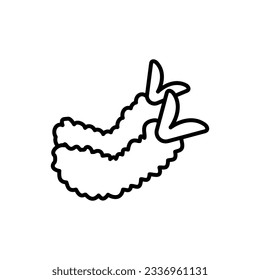 shrimp crisp icon vector design templates 