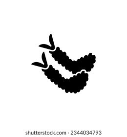 shrimp crisp icon vector design templates