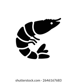 Camarão com cauda enrolada e detalhes requintados em Ocean Habitat
