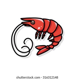 shrimp doodle