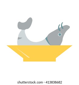 Shrimp icon. 