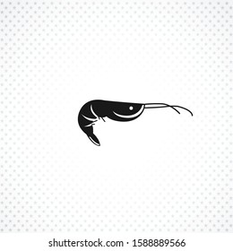 shrimp icon. Fish and sea products vector  on white background. shrimp icon. Fish and sea products vector on white background. shrimp icon. 